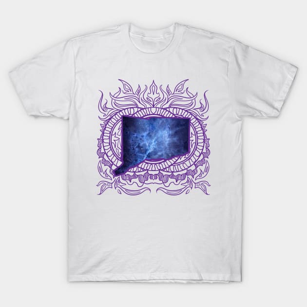 Connecticut Mandala T-Shirt by Manfish Inc.